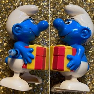 😻 3 for $13 1982 Windup Smurf Toy